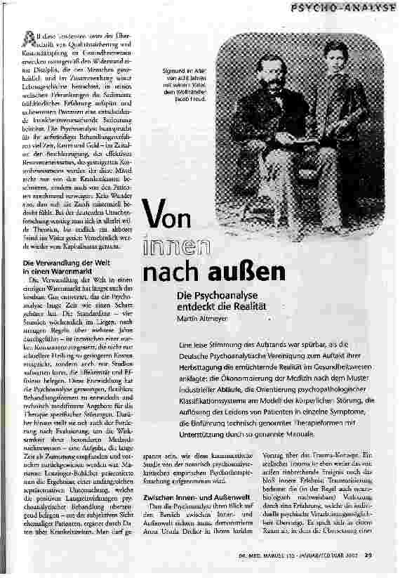 [doc_61771] Von innen nach außen Die Psychoanalyse entdeckt die Realität