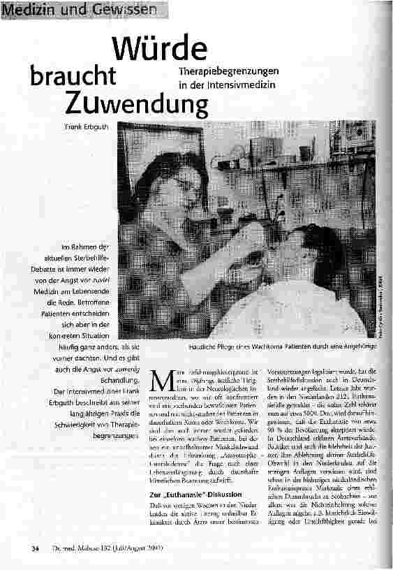 [doc_58963] Würde braucht Zuwendung Therapiebegrenzungen in der Intensivmedizin