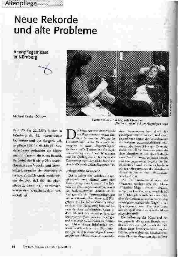 [doc_57938] Neue Rekorde und alte Probleme Altenpflegemesse in Nürnberg