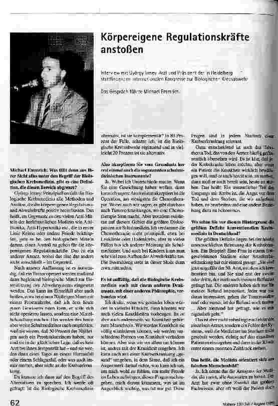 [doc_50442] Körpereigene Regulationskräfte anstoßen