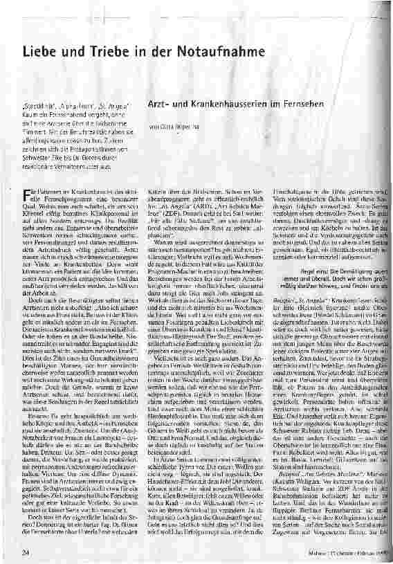 [doc_48640] Arztund Krankenhausserien im Fernsehen