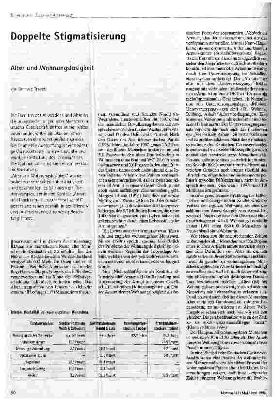 [doc_45833] Doppelte Stigmatisierung Alter und Wohnungslosikeit