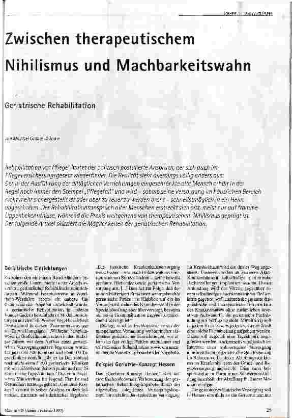[doc_40179] Zwischen therapeutischem Nihilismus und Machbarkeitswahn