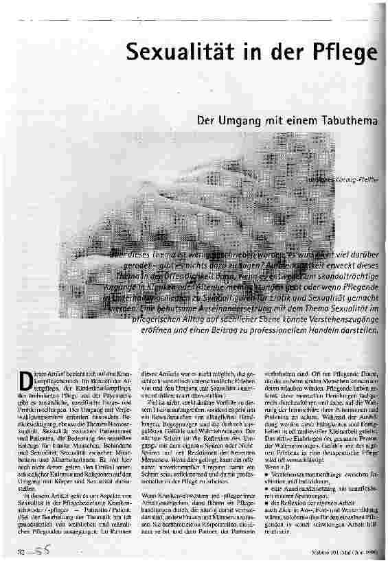 [doc_37800] Sexualität in der Pflege Der Umgang mit einem Tabuthema