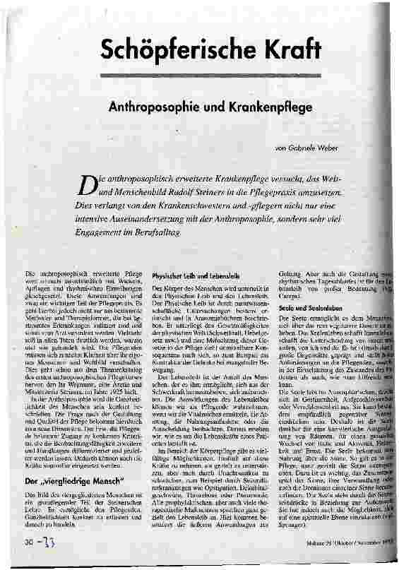 [doc_35419] Schöpferische Kraft Anthroposophie und Krankenpflege