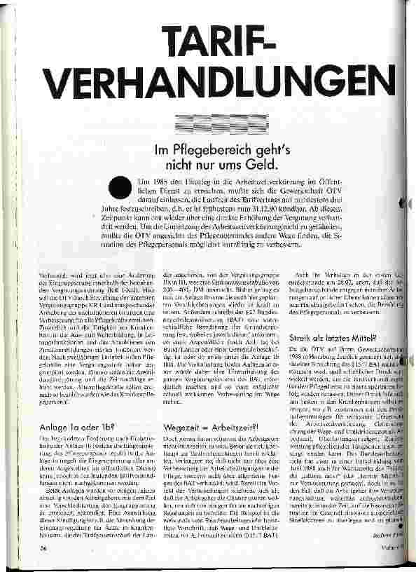 [doc_20303] Tarifverhandlungen Im Pflegebereich geht es nicht nur ums Geld