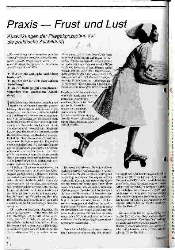[doc_16932] Praxis - Frust und Lust Auswirkungen der Pflegekonzepte auf die praktische Ausbildung