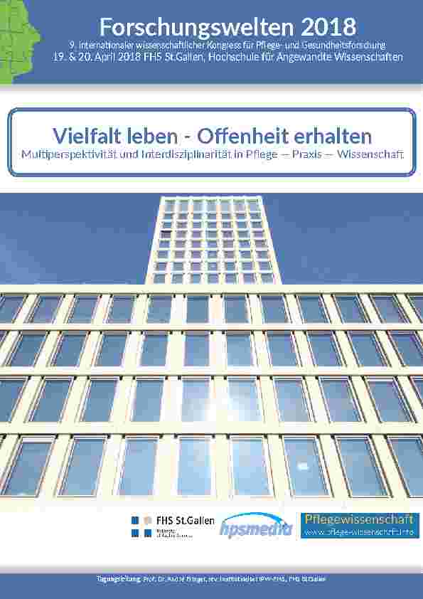 [doc_201647] Forschungswelten 2018: Abstracts & Programm