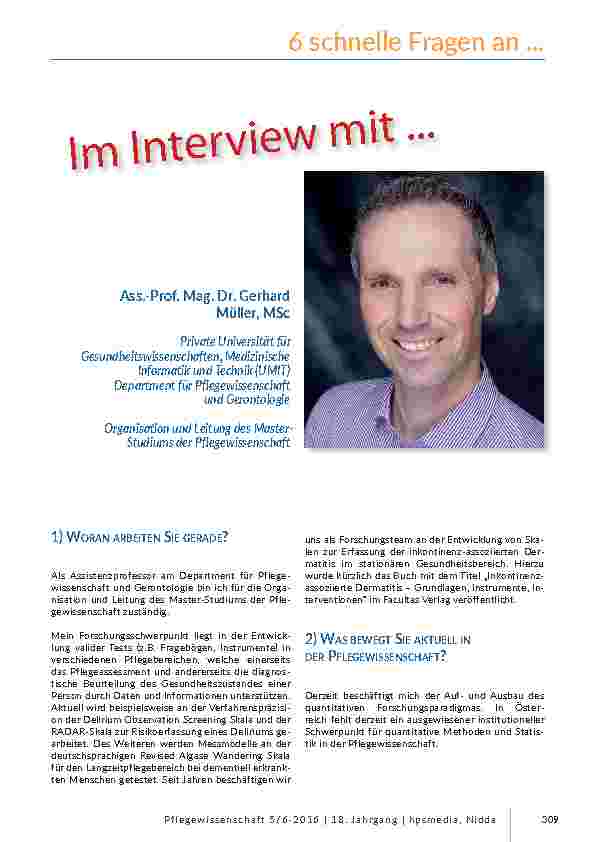 [doc_201498] Interview - 6 Fragen an Univ. -Prof. Dr. Ulrike Höhmann