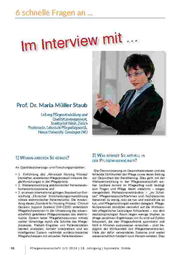 [doc_201467] 6 schnelle Fragen an. ..