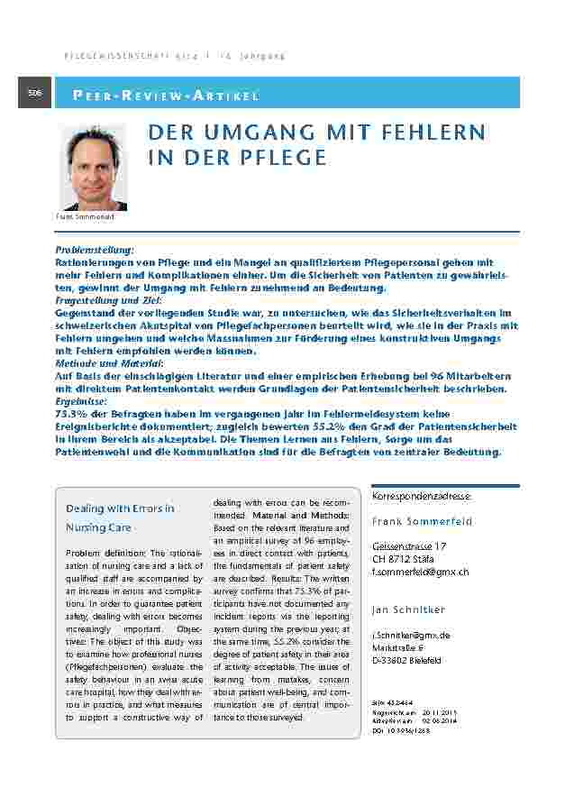[doc_201364] Der Umgang mit Fehlern in der Pflege